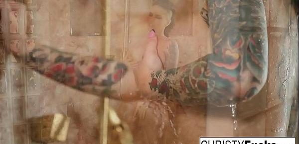  Christy Mack in the shower